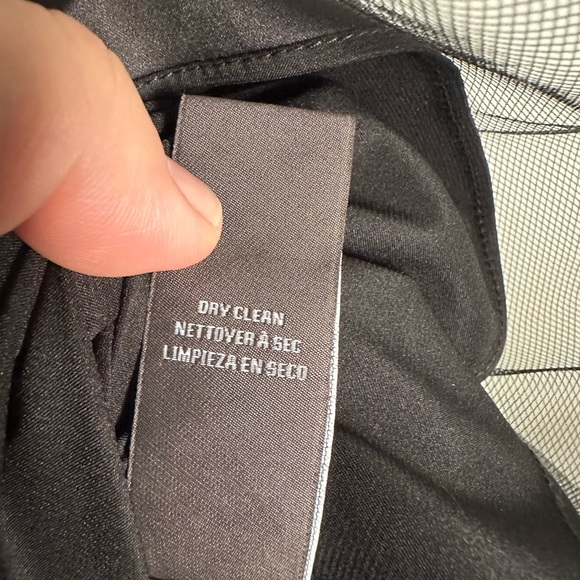 Vera Wang Women's Metallic Embroidered Mock Neck High Low Dress Size 14 - Picture 14 of 14